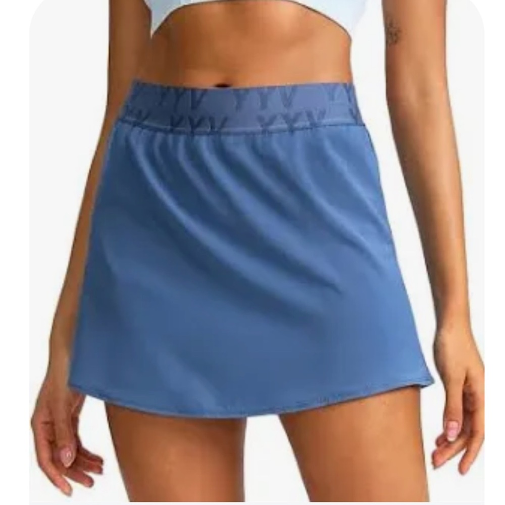 YYV Tennis Skirt Golf Skort with Shorts Pockets Athletic Workout Skirts Casual